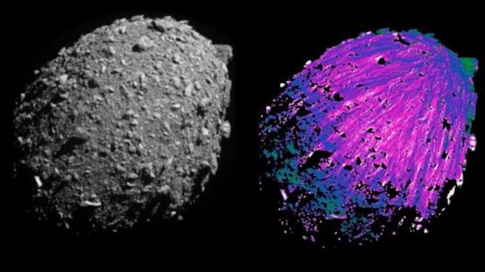 abanicos en Dimorphos