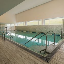 The Grand, en La Brava de Punta del Este: con forma de barco y mucho confort.