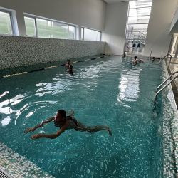 The Grand, en La Brava de Punta del Este: con forma de barco y mucho confort.