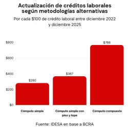 Los intereses generados por juicios laborales | Foto:IDESA