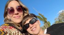 Jimena Barón y su hijo Morrison
