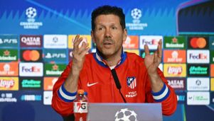 Diego Simeone, entrenador de Atlético de Madrid