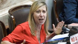 Myriam Bregman, diputada nacional del FIT-U (Frente de Izquierda y de Trabajadores - Unidad)