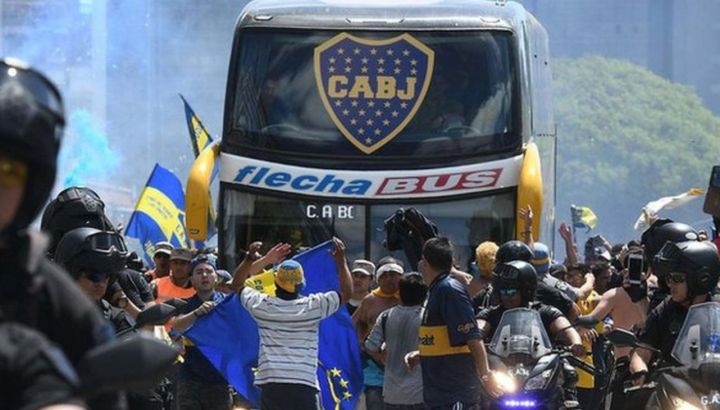 Micro de Boca Juniors