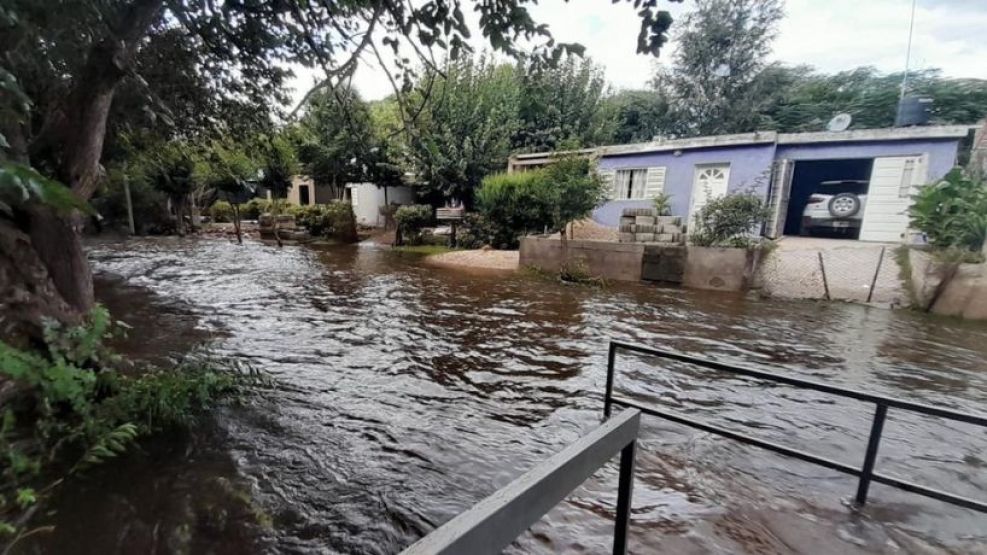 Inundación en La Calera