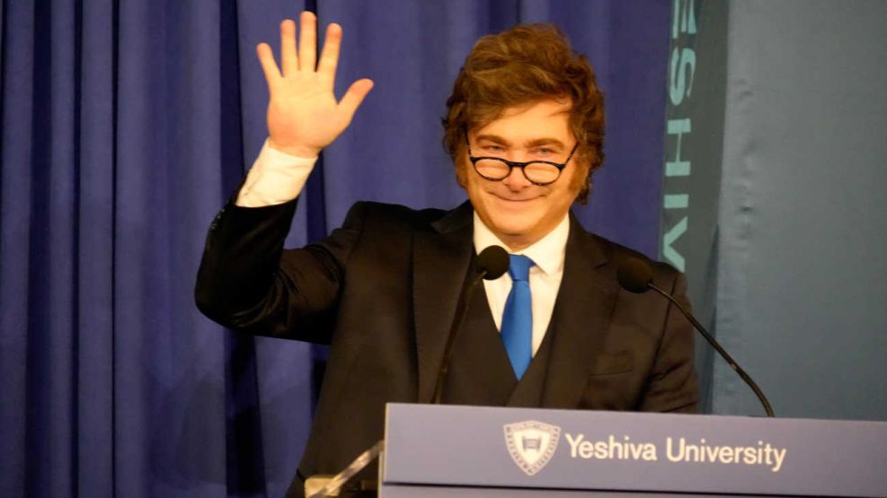 Javier Milei habló en una universidad de Nueva York 20260309