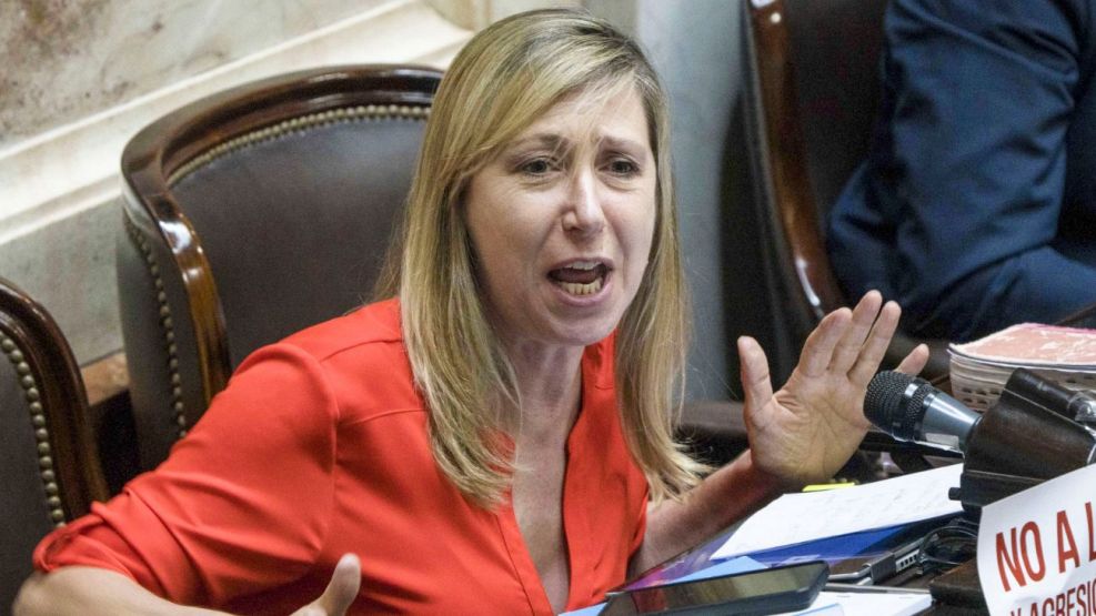 Myriam Bregman, diputada nacional del FIT-U (Frente de Izquierda y de Trabajadores - Unidad)