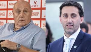 Luis Spanh y Diego Milito