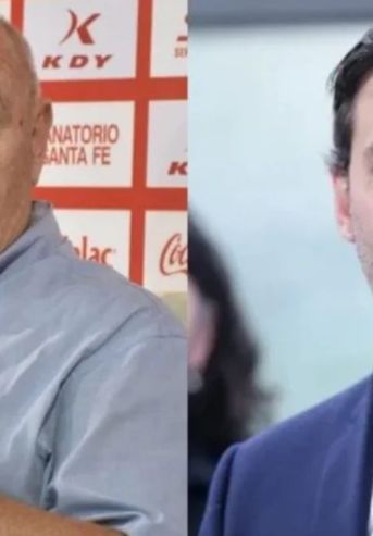 Luis Spanh y Diego Milito