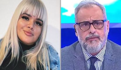 Morena y Jorge Rial
