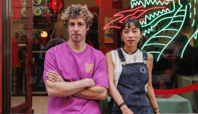 Esteban Lamothe y Débora Nishimoto