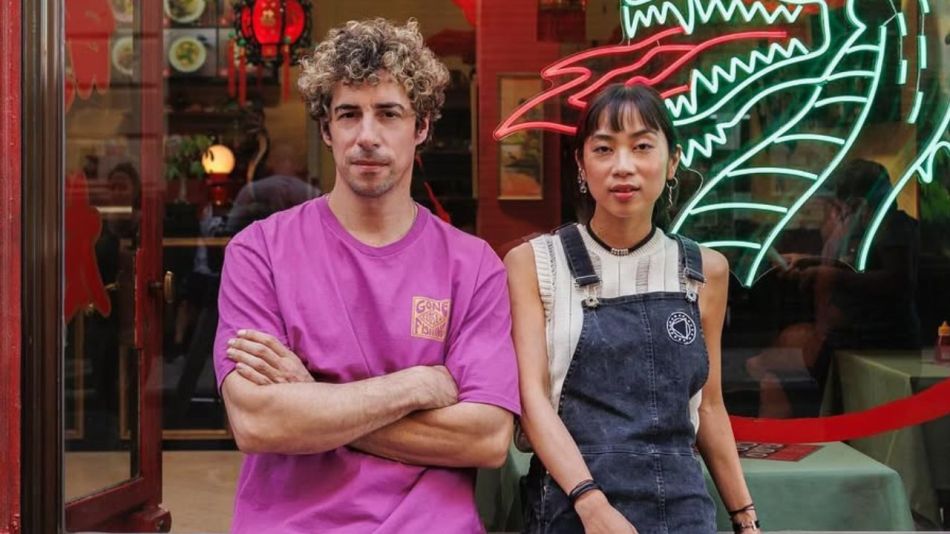 Esteban Lamothe y Débora Nishimoto