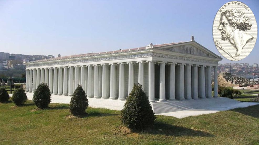 Templo de Artemsia en Efeso y Eróstrato, el pastor que lo incendió para hacerse famoso 20260310