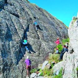 Escalada en las sierras de Córdoba, el sitio ideal para practicar este deporte.