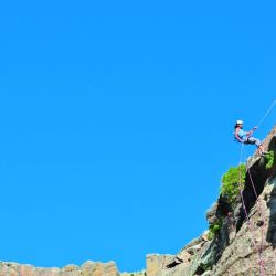 Escalada en las sierras de Córdoba, el sitio ideal para practicar este deporte.