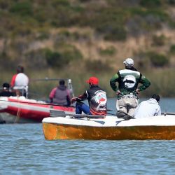 En La Brava hubo más de 100 embarcaciones en el agua y 314 pescadores inscriptos, quienes le dieron un marco espectacular a una de las lagunas más atractivas de la provincia de Buenos Aires.
