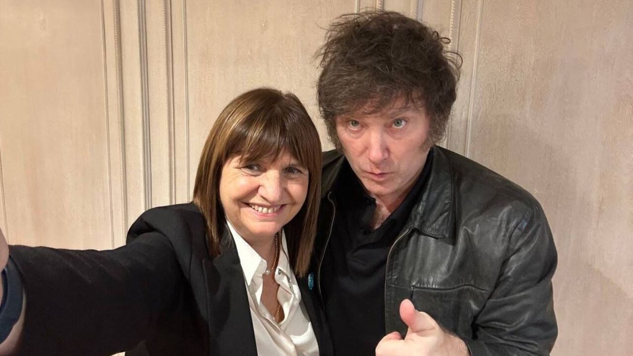 Patricia Bullrich y Javier Milei | Foto:CEDOC
