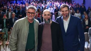 Jon Hernández en el colegio de Abogados