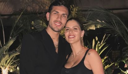 Leandro Paredes y Camila Galante
