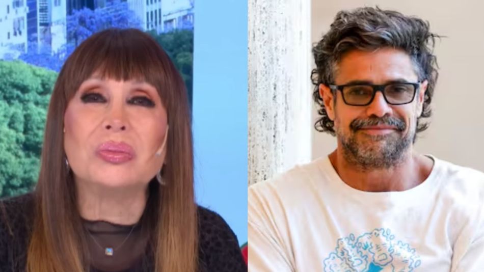 Moria Casán y Luciano Castro