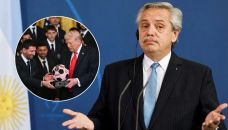 Alberto Fernández habló de Messi y Trump