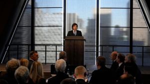 Javier Milei en la inauguración de la Argentina Week 2026 en la ciudad de Nueva York