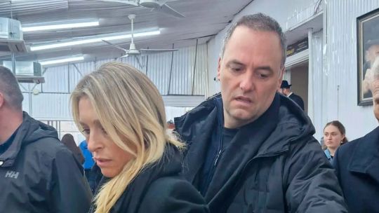 Manuel Adorni and Bettina Angeletti STOCK