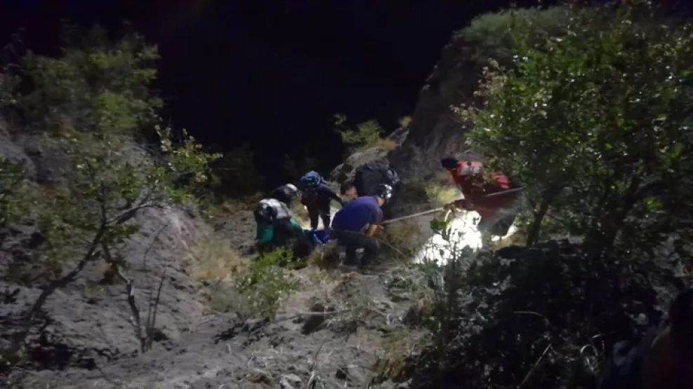 El operativo se desplegó en la zona conocida como Garganta del Diablo.