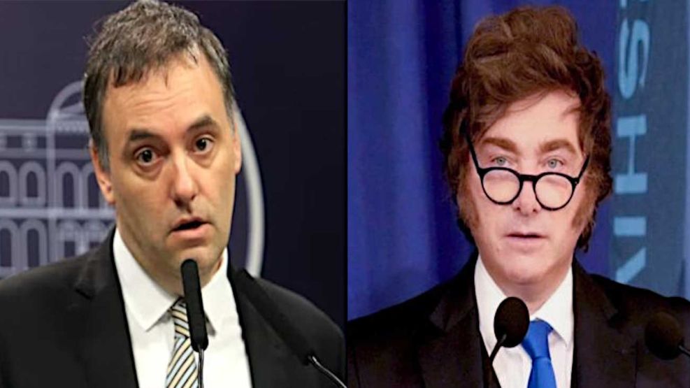 Manuel Adorni y Javier Milei 20260311