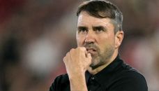 Eduardo Coudet dirigiendo a River Plate