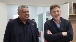 Claudio Tapia y Alejandro Domínguez