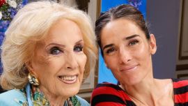 El divertido plan nocturno de Mirtha Legrand y Juana Viale: looks cancheros y poses ante las cámaras