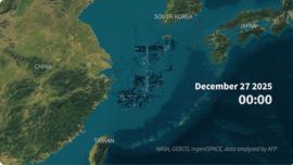 ¿China se prepara para una crisis?: se detectó una desconcertante acción coordinada de miles de barcos pesqueros