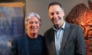 Marcelo Grandio y Manuel Adorni