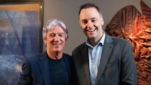 Marcelo Grandio y Manuel Adorni