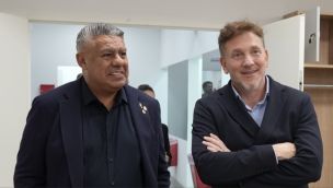 Claudio Tapia y Alejandro Domínguez