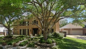 La mansión en la que la mujer permaneció cautiva. 