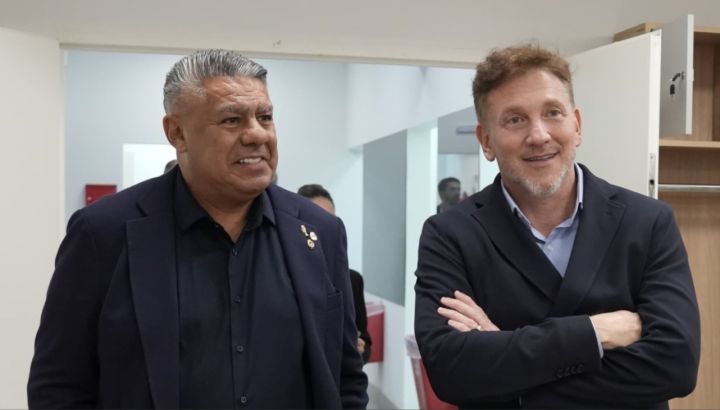 Claudio Tapia y Alejandro Domínguez