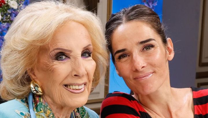 El divertido plan nocturno de Mirtha Legrand y Juana Viale: looks cancheros y poses ante las cámaras