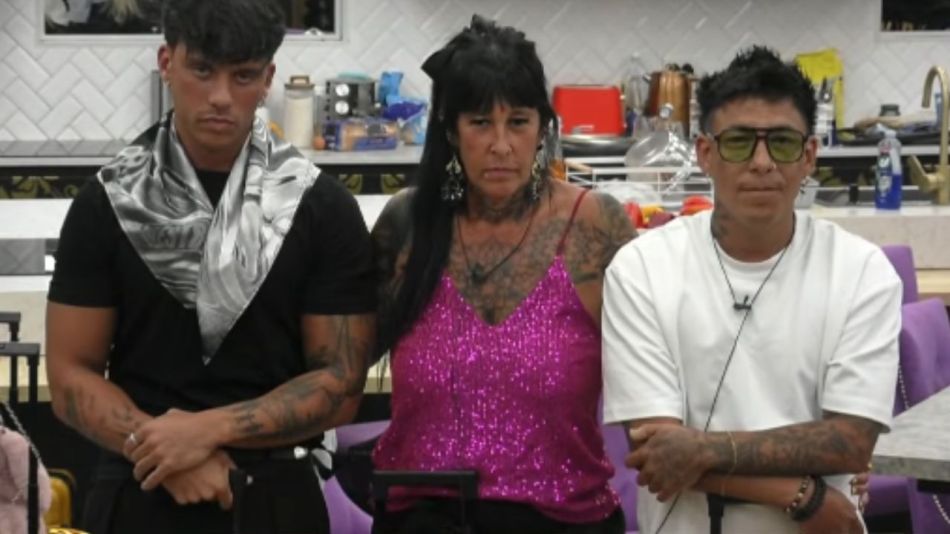 Nick, Carlota y Brian Sarmiento en Gran Hermano Generación Dorada