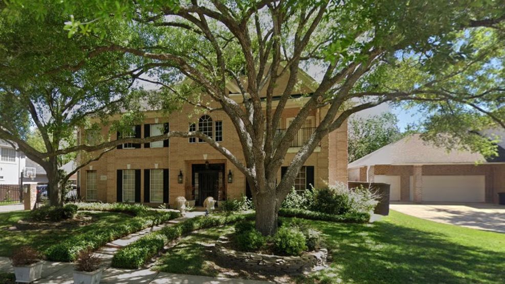 La mansión en la que la mujer permaneció cautiva. 