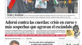 La tapa del Diario PERFIL del sábado 14 de marzo de 2026
