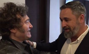 Javier Milei y Santiago Abascal