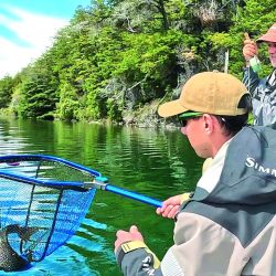Laguna Larga y río Grande, en Chubut, dos àmbitos para la pesca.  