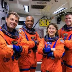 Los 4 tripulantes que participarán de la misión.