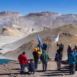 Récord de altura: en el cráter de Corona del Inca, La Rioja, se celebró la misa católica más alta del planeta.