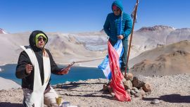 Récord de altura: en el cráter de Corona del Inca, La Rioja, se celebró la misa católica más alta del planeta.
