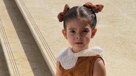 El look total pink de Sarah Burlando en Brasil: "La séptima maravilla del mundo"