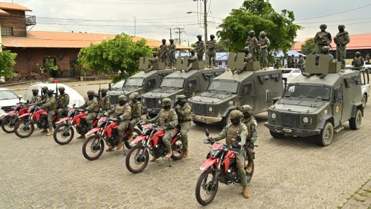 Ecuadorean soldiers