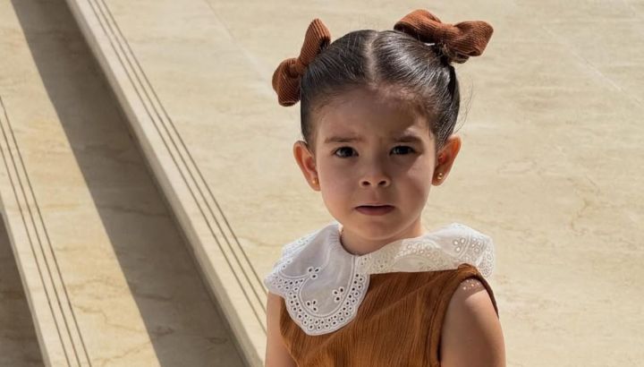 El look total pink de Sarah Burlando en Brasil: "La séptima maravilla del mundo"